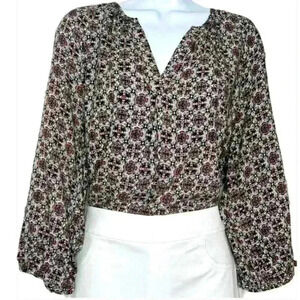 Soiree Long Sleeve Pattern Blouse (K20)